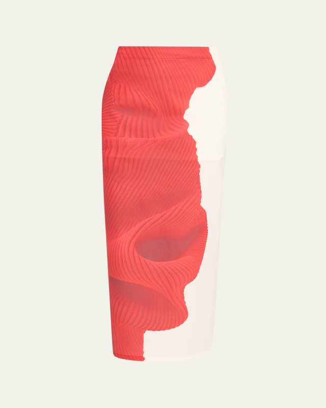Knit As Represented Column Maxi Skirt